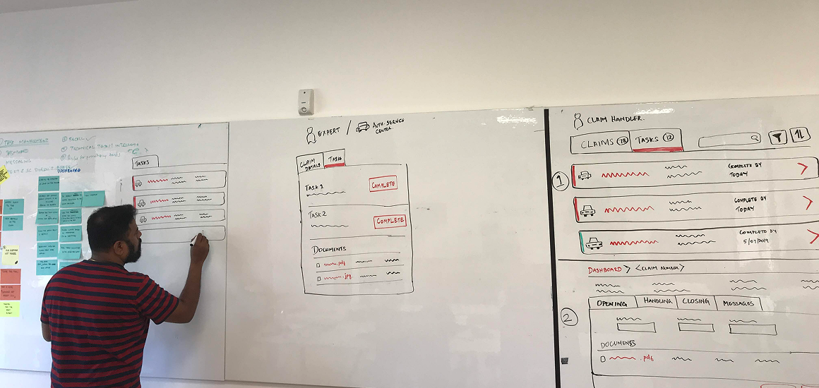 Collaborative sketching session